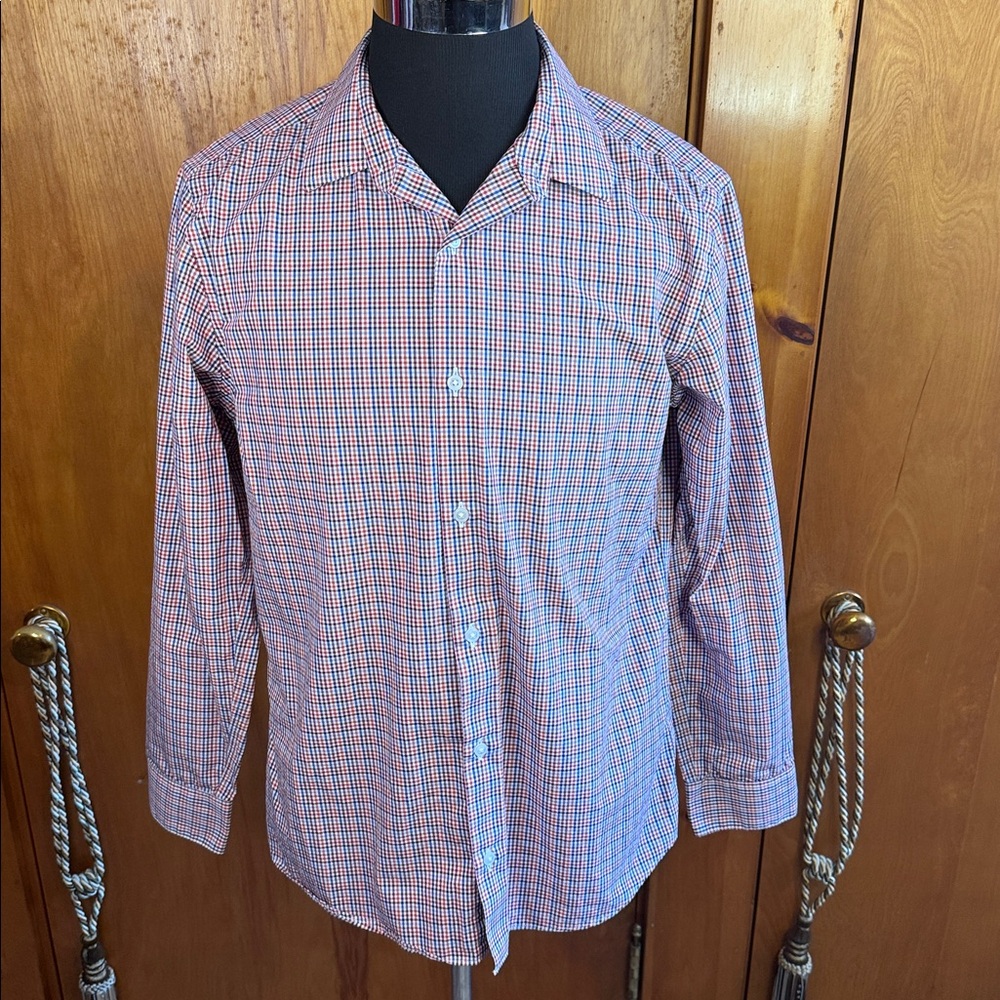 Fairlane & Sons Wrinkle Free Slim Button Down Large